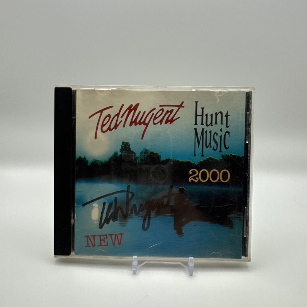 Ted Nugent Signed "Hunt Music" CD Case – Autographed – No Disc / No COA